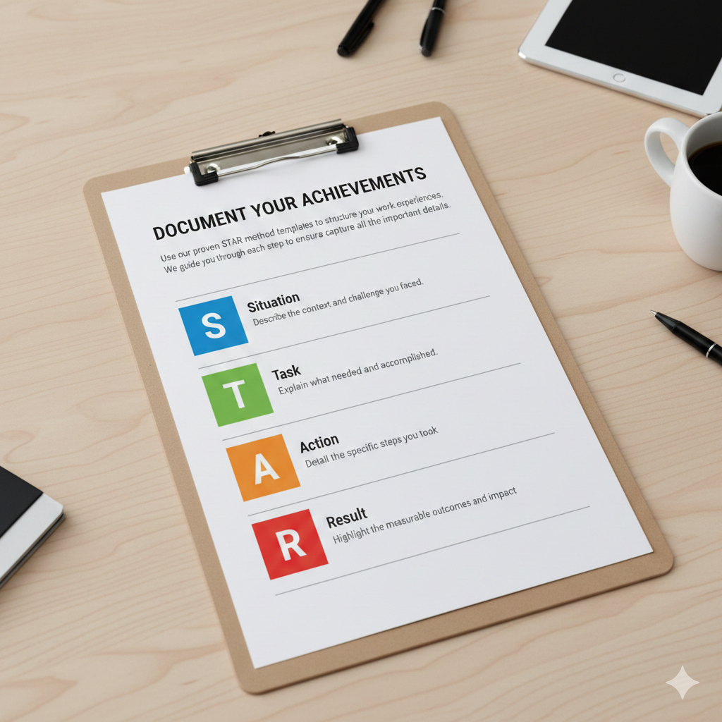 STAR method template